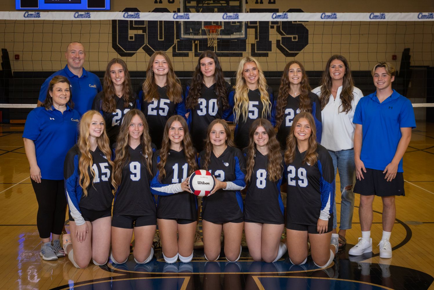 Volleyball Lady Comets Edged In Opener